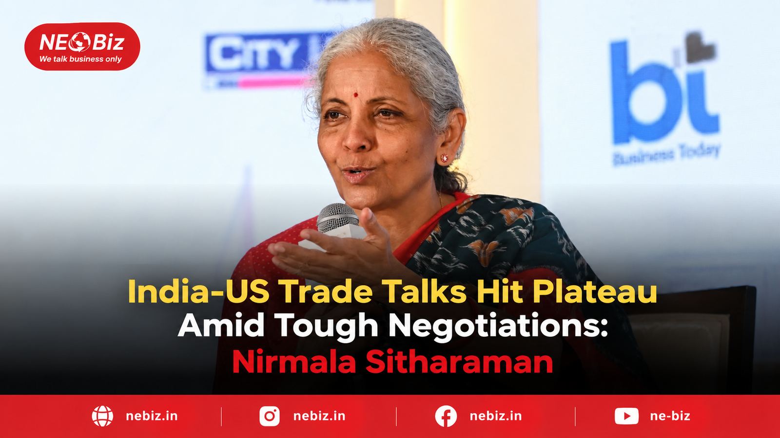 India-US Trade Talks Hit Plateau  Amid Tough Negotiations:  Nirmala Sitharaman